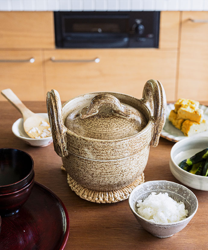 茅乃舎別誂え 茅乃舎ご飯土鍋 二合炊き