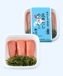 昆布だしめんたいこ　ご家庭用（80g入）
