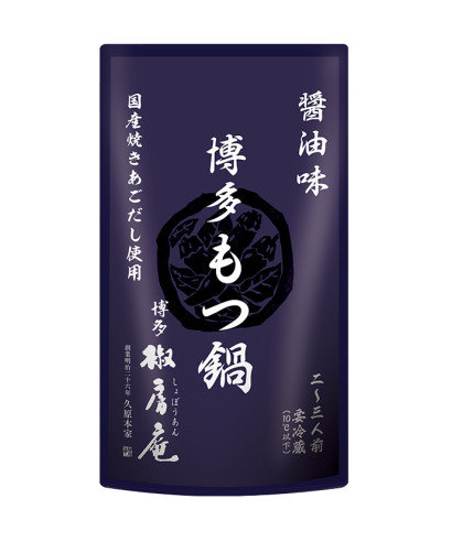椒房庵もつ鍋スープ 醤油味（600g入）