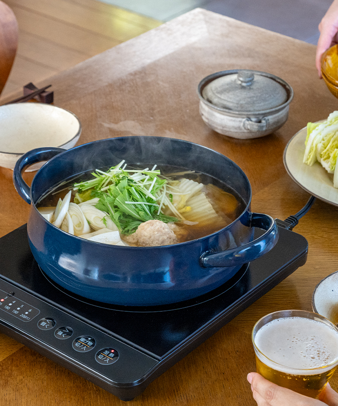 茅乃舎別誂え 両手琺瑯鍋｜茅乃舎(かやのや)｜久原本家通販サイト（公式）