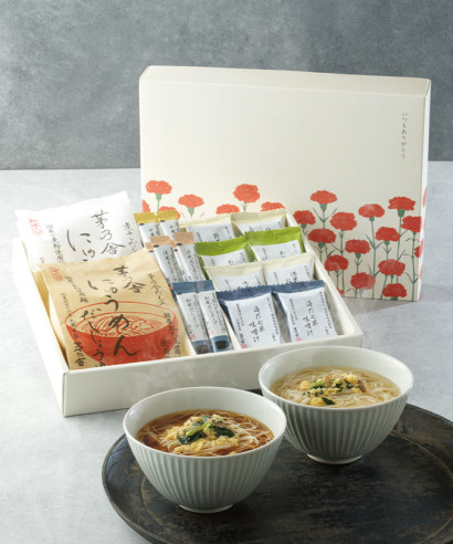 母の日限定 にゅうめん・フリーズドライ・だしスープギフト