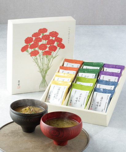 母の日限定 フリーズドライ味噌汁6種12食ギフト