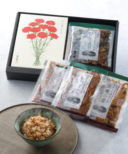 母の日限定 贈答箱入 茅乃舎だし･御飯の素4種ギフト