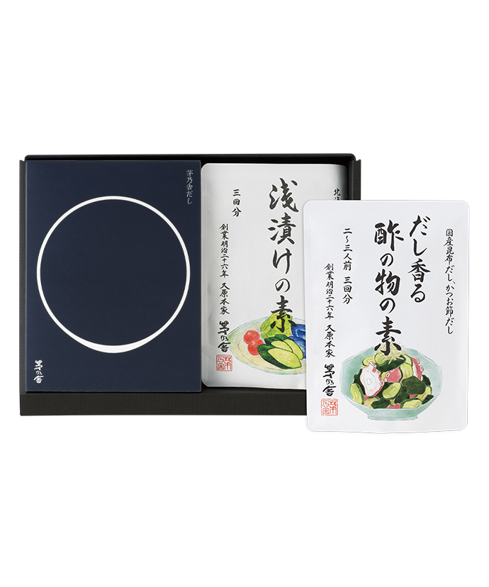 茅野さん専用 贈答箱入茅乃舎だし・浅漬けの素・酢の物の素セット｜茅乃舎(かやのや