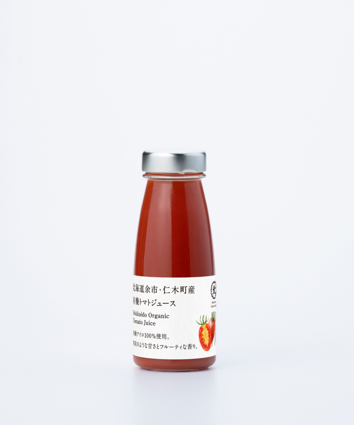 北海道余市・仁木町産有機トマトジュース（180ml）｜北海道食品庫｜久