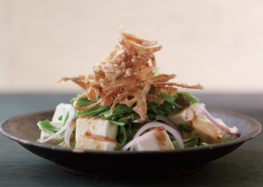 豆腐と水菜のごぼう天サラダ レシピ 久原本家通販サイト 公式 豆腐と水菜のごぼう天サラダ レシピ 久原本家通販サイト 公式