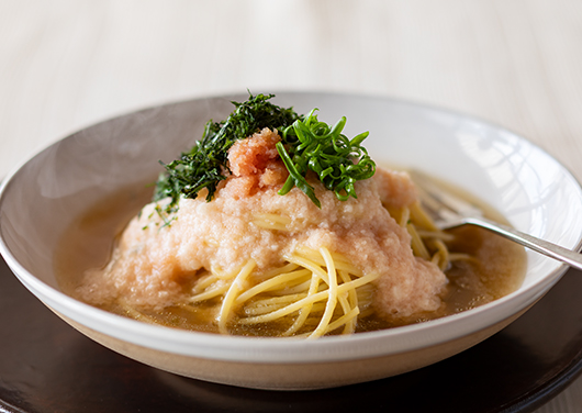 とろろ明太子パスタ
