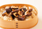 椎茸ご飯画像
