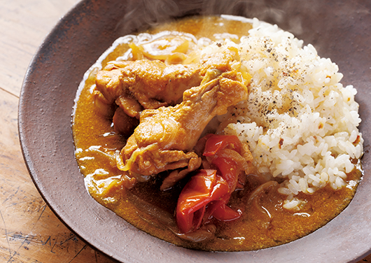 チキンカレーとバターライス｜レシピ｜久原本家通販サイト（公式）