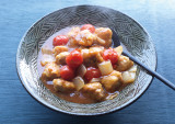 ミニトマトの酢豚画像