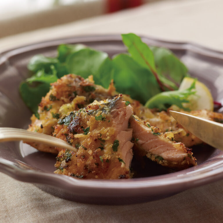鮭の香りパン粉焼き