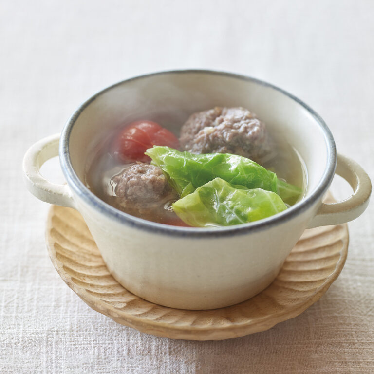 だしがらミートボールのスープ煮込み