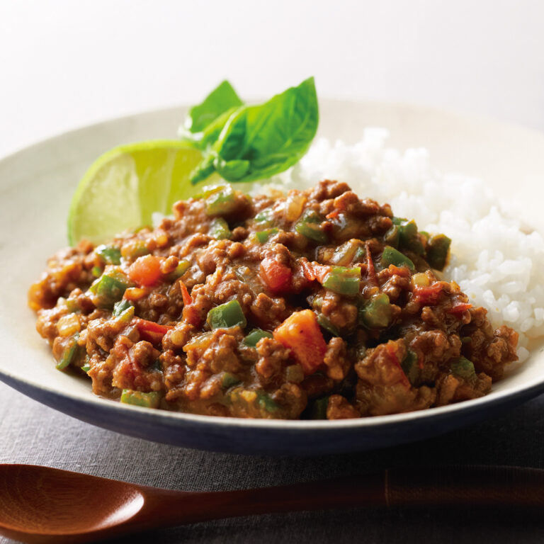 夏野菜のドライカレー