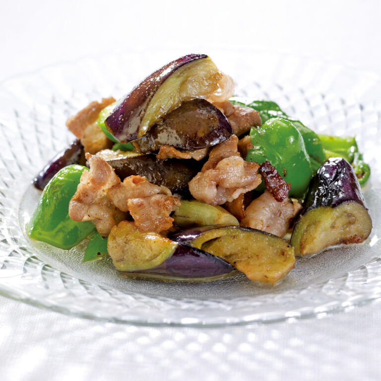 夏野菜の辛子炒め