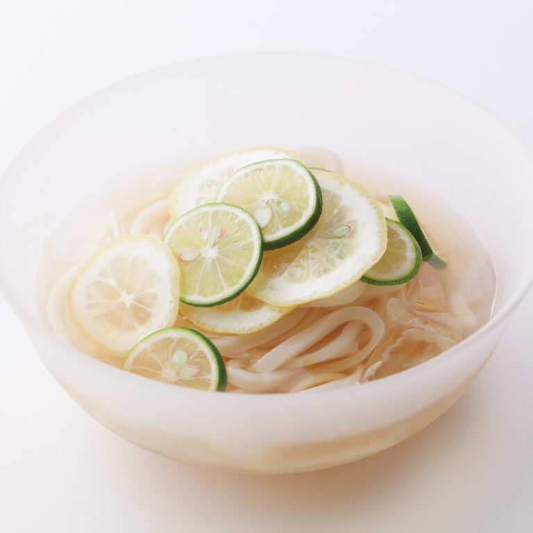 レモンとすだちの冷やしうどん