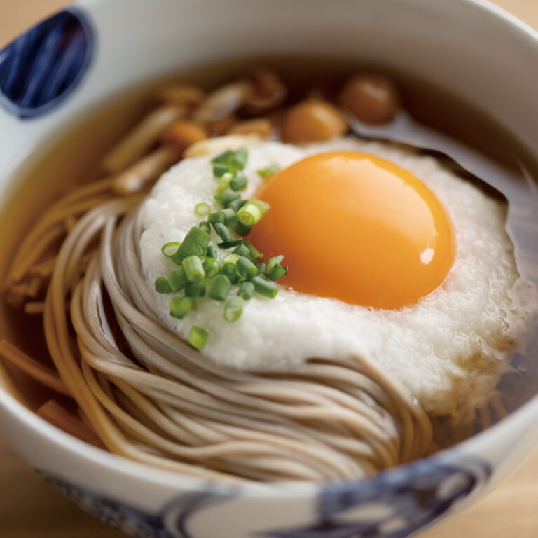 とろろ月見そば