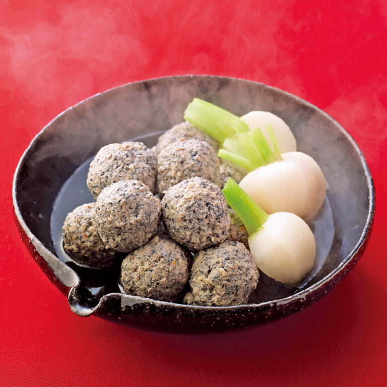 黒ごま団子の１５分煮