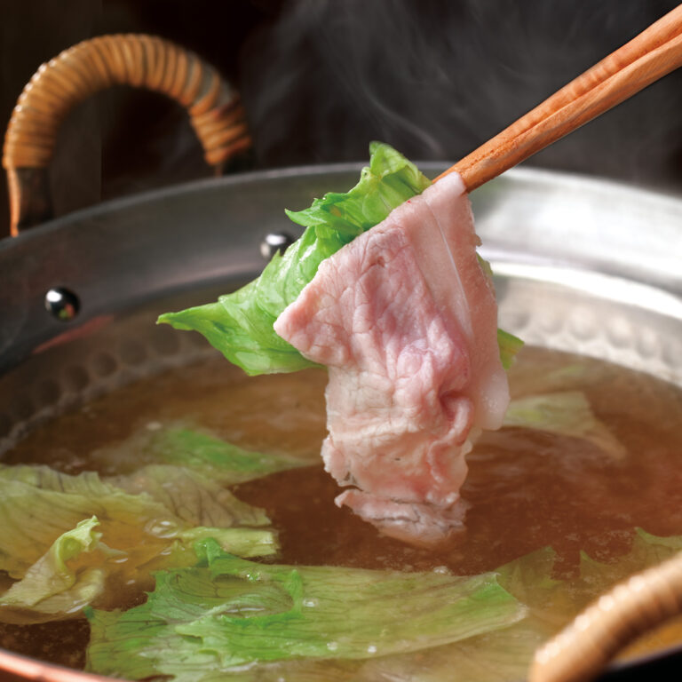 野菜だしのスープしゃぶしゃぶ