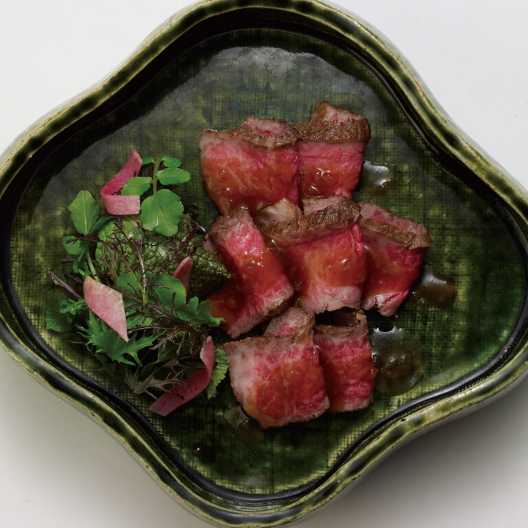 茅乃舎だしでつくる<br>和風ローストビーフ