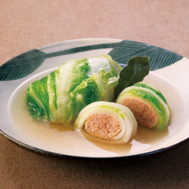 野菜だしのロール白菜