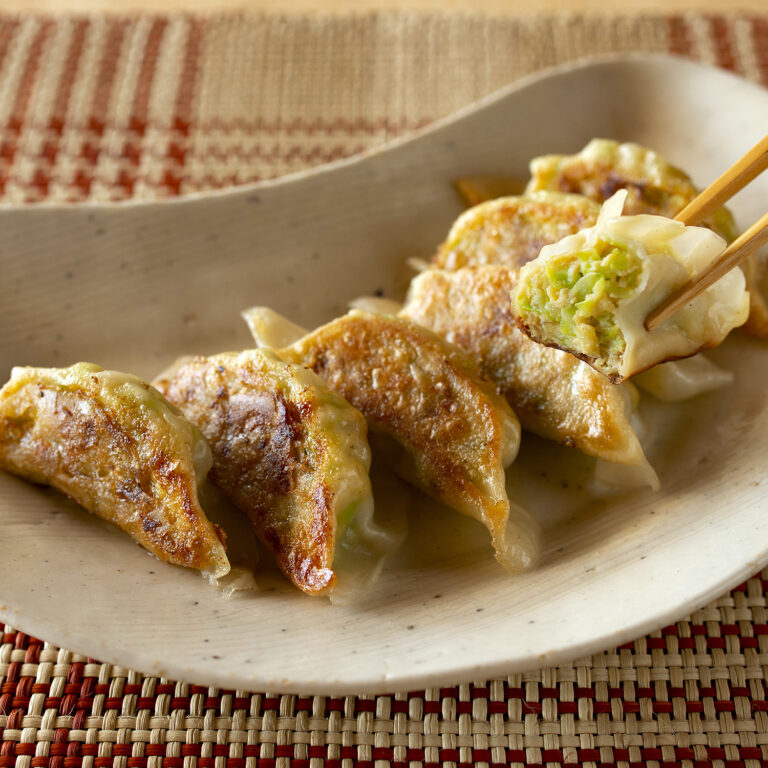 キャベツと卵の餃子