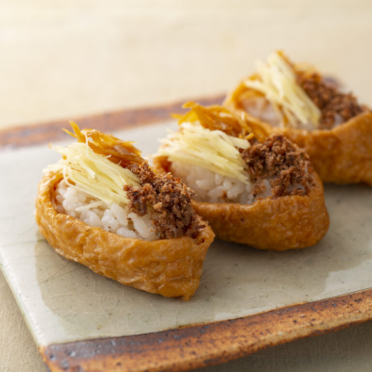 Ｗ生姜のだし炊き稲荷