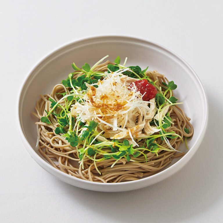 薬味たっぷりオイルそば