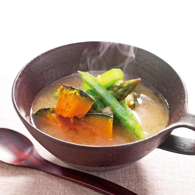 焼き野菜のみそスープ