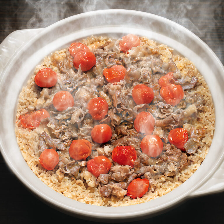 牛トマトごはん