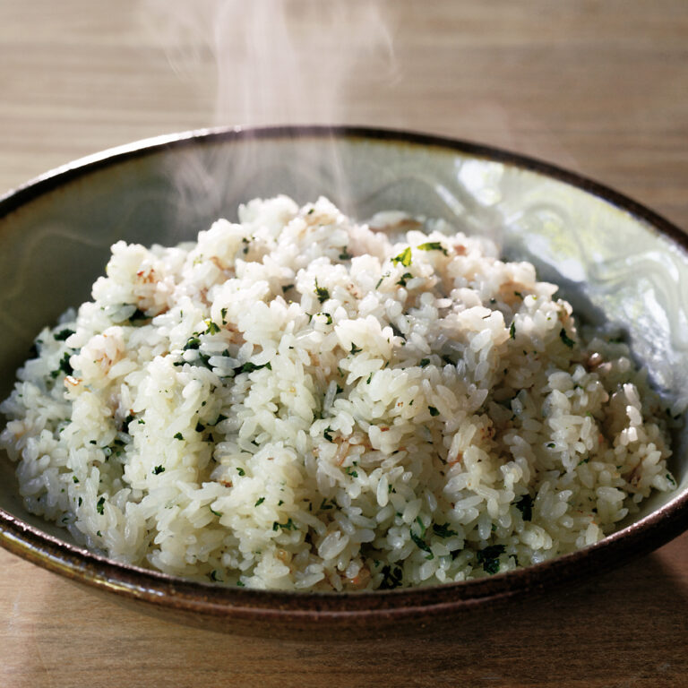 パセリバターのだし炊きごはん