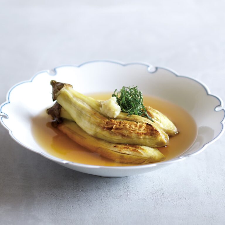 焼き茄子のだし浸し