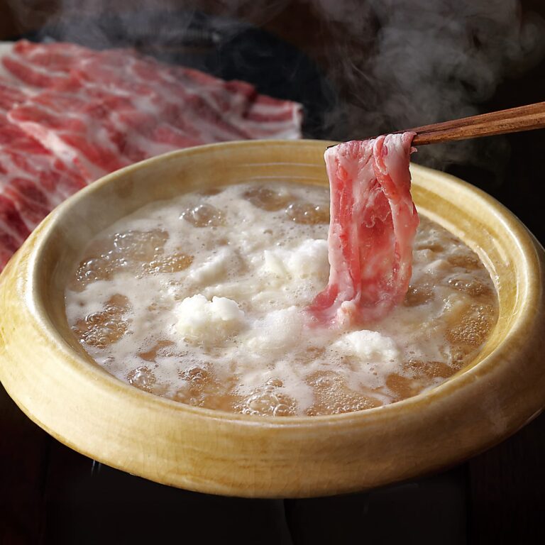 たたき長芋の豚しゃぶ