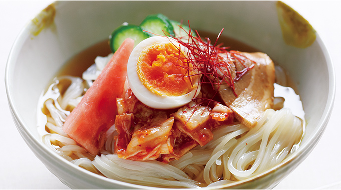 「茅乃舎めんつゆ」でつくる盛岡風シコシコ冷麺