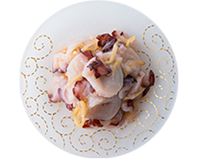 苫前の水蛸生姜麹あえ