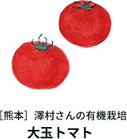 ［熊本］澤村さんの有機栽培 大玉トマト