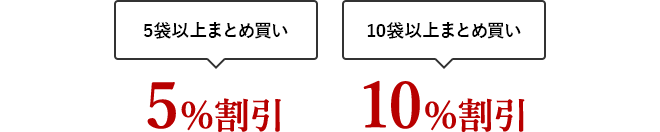 十穀米の割引率