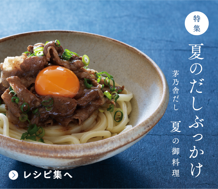 夏のだしぶっかけ