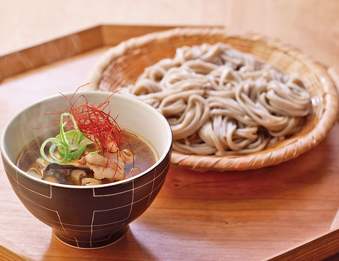 写真：豚ねぎつけ蕎麦