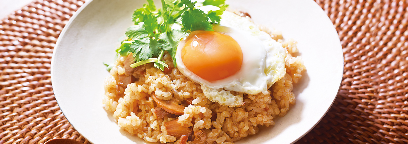 ドライカレー丼