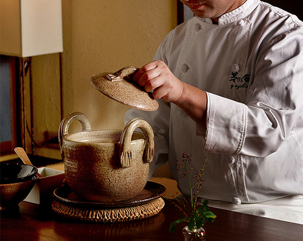 写真）茅乃舎別誂え 茅乃舎ご飯土鍋 二合炊き