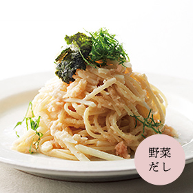 新じゃがのたらこスパゲティ