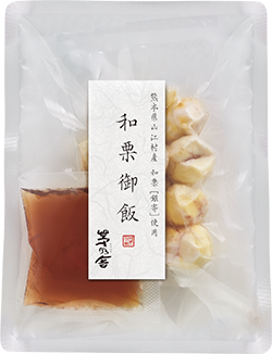 和栗御飯のパッケージ