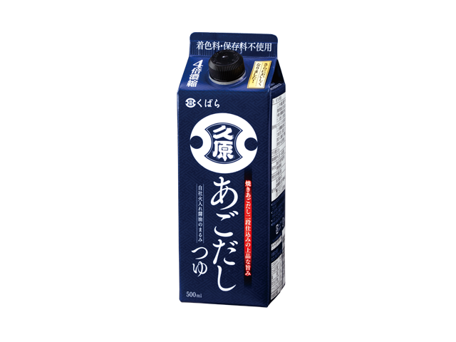 あごだしつゆ 500ml くばら 久原本家通販サイト 公式 あごだしつゆ 500ml くばら 久原本家通販サイト 公式