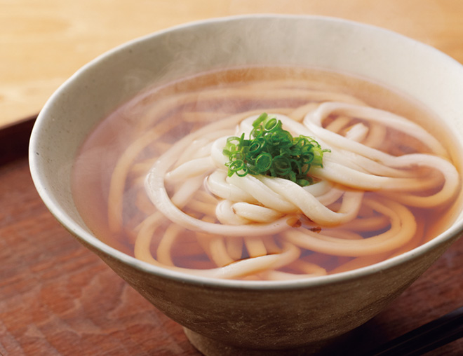 写真：かけうどん