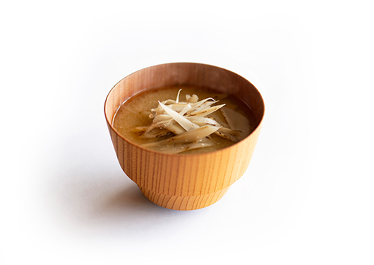 ごぼうの合わせ麹二十割味噌汁