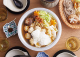 とろろ鶏団子鍋画像