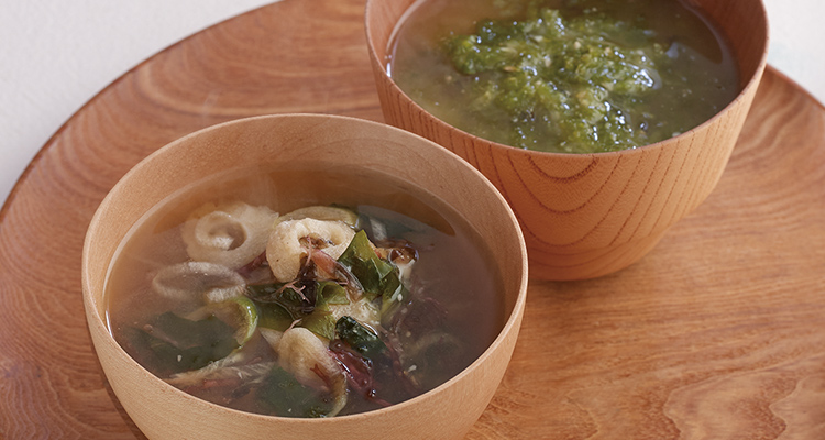 茅乃舎の味噌汁・スープ
